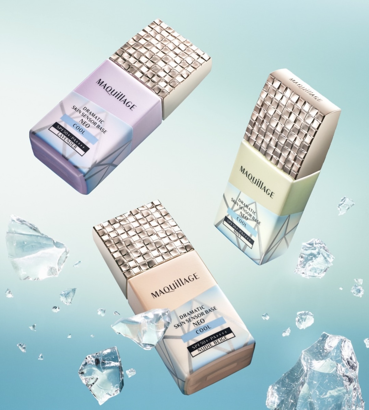 新品 MAQuill DRAMATIC SKIN SENSOR BASE NEO New Maquillage Dramatic Skin Sensor Base NEO Mint SPF50+
