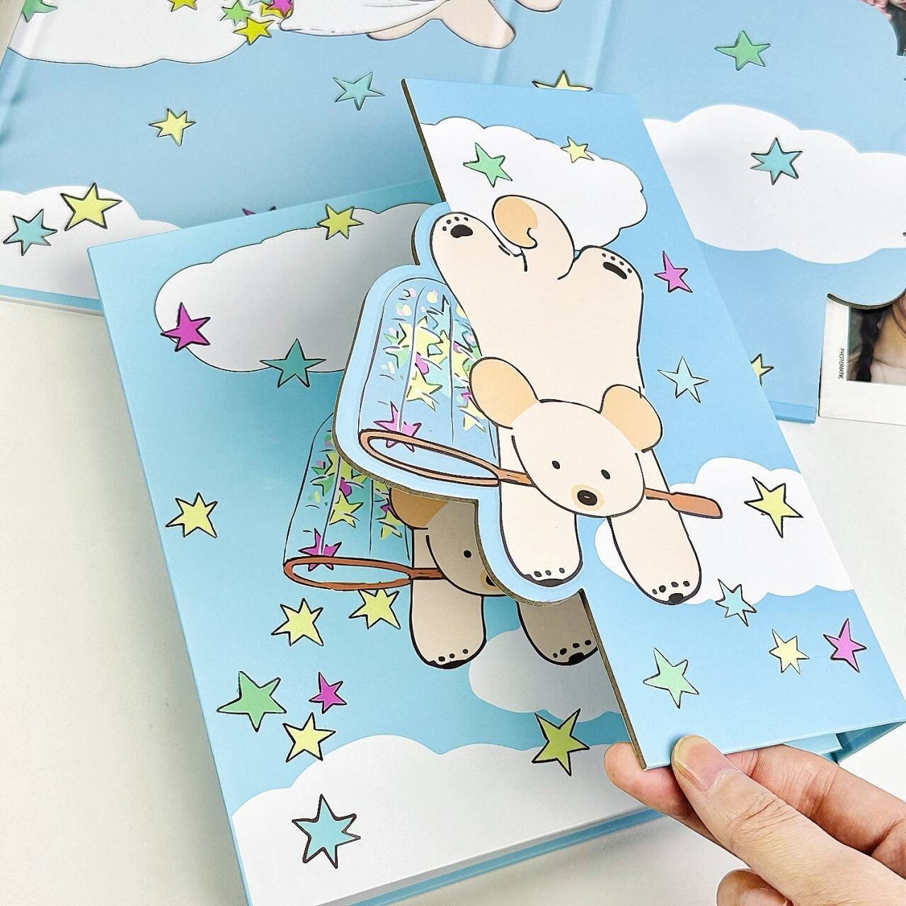 A5 Cute Cartoon Loose-leaf Graduation Memory Book