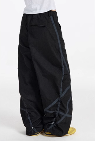 CONP 星星抽摺休閒長褲