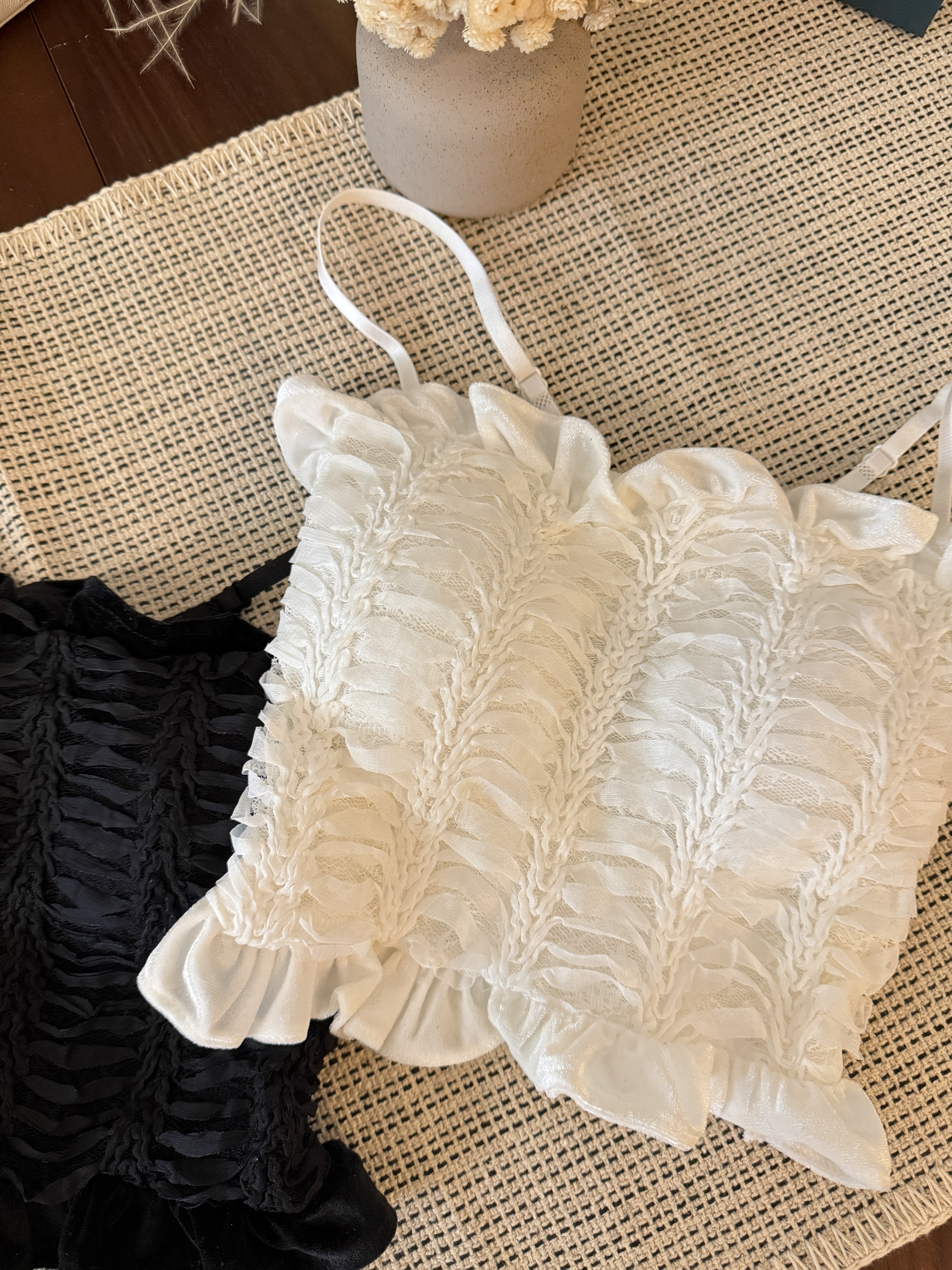 ✨魚骨重工蕾絲Bra top