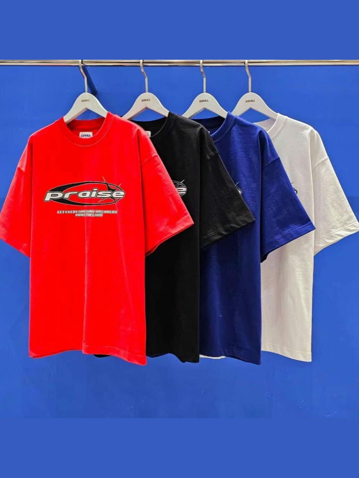 OverSize英文字短袖Tee COVILL-192T