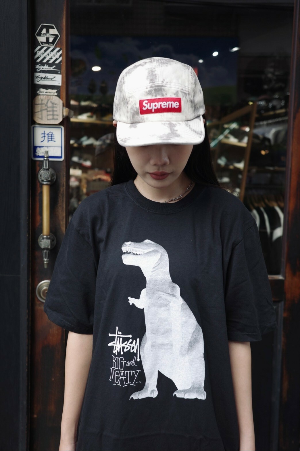 1905133 stussy 2025 恐龍 短t 美國直送 現貨 BIG & MEATY TEE PIGMENT DYED