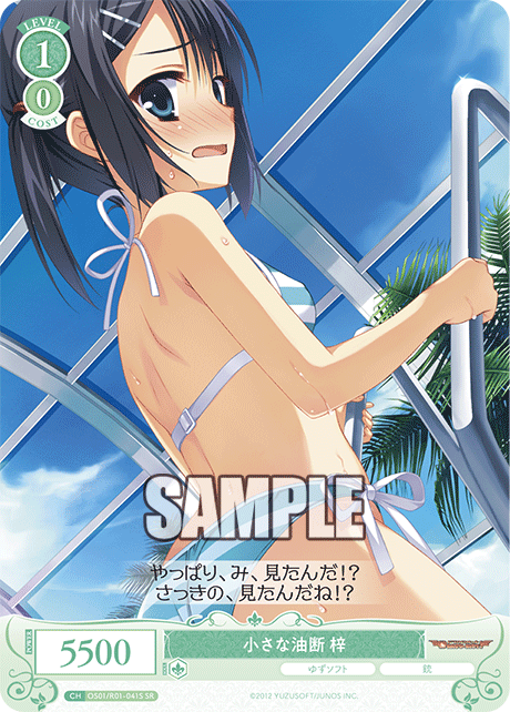 【OS01/R01-041S SR】小さな油断 梓