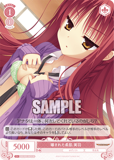 【OS01/R01-067S SR】曝された柔肌 美羽