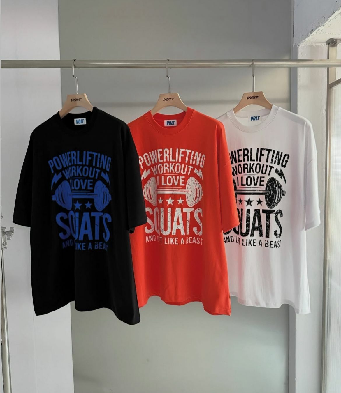 英文字圖案短袖Tee VOLT-091T