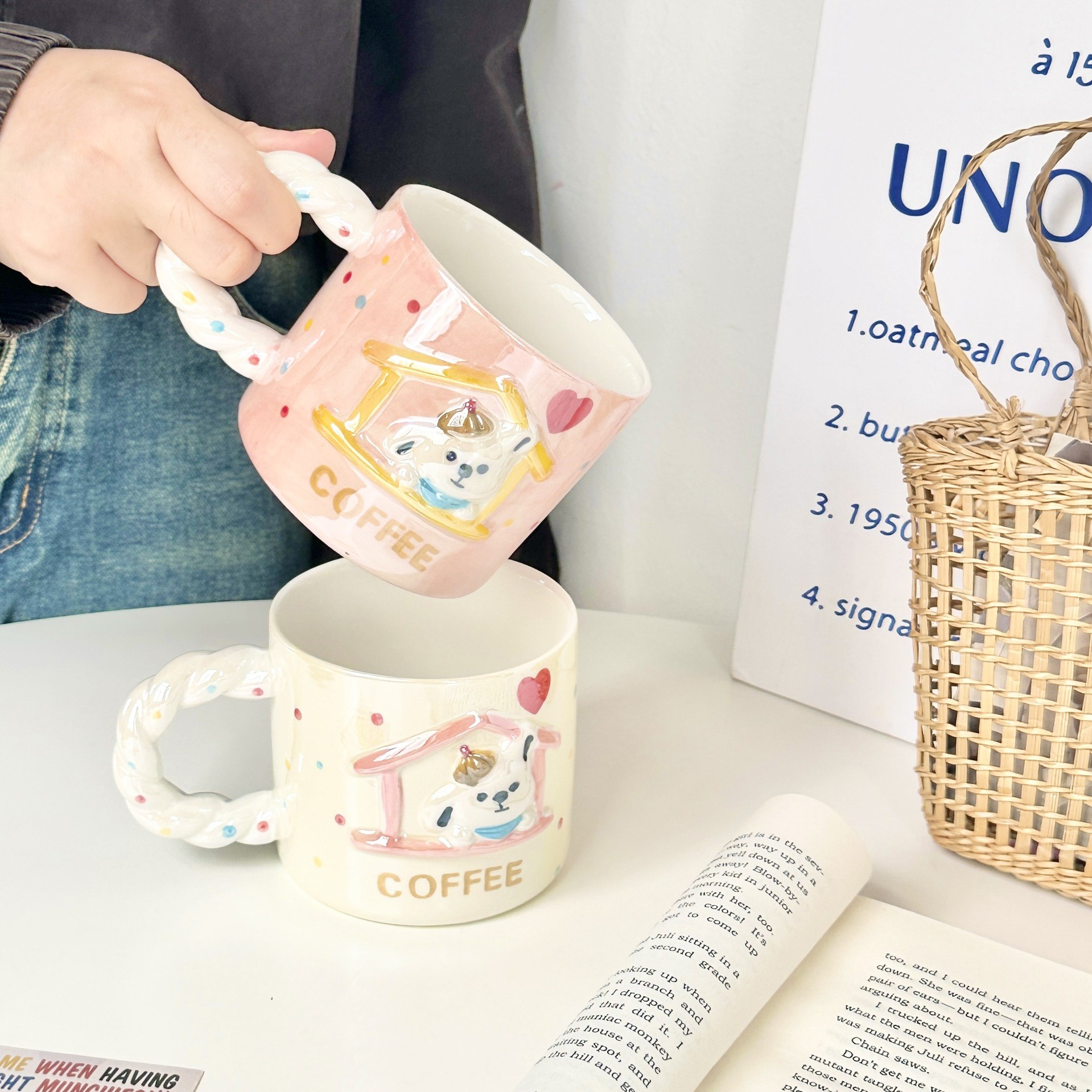 Creative Puppy Ceramic Mug