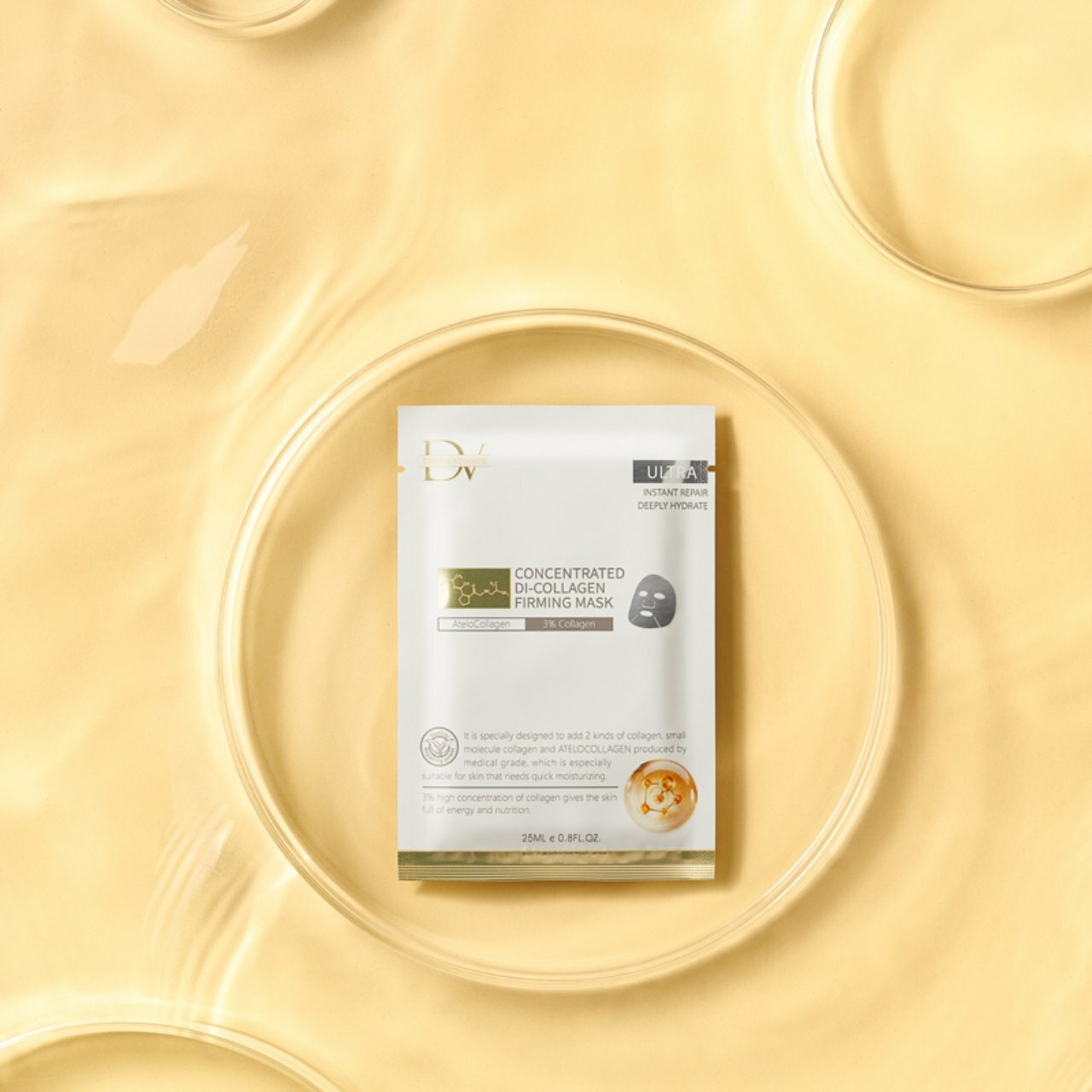 【限時7天 | 買2送2】膠原蛋白面膜 x2盒 + (贈) 玫瑰膠原粉20入 x2盒