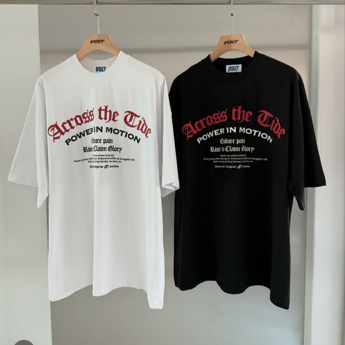 英文字短袖Tee VOLT-095T
