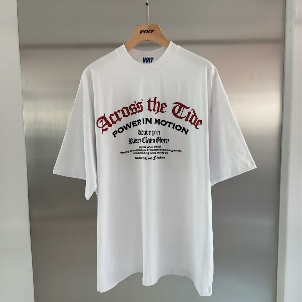 英文字短袖Tee VOLT-095T