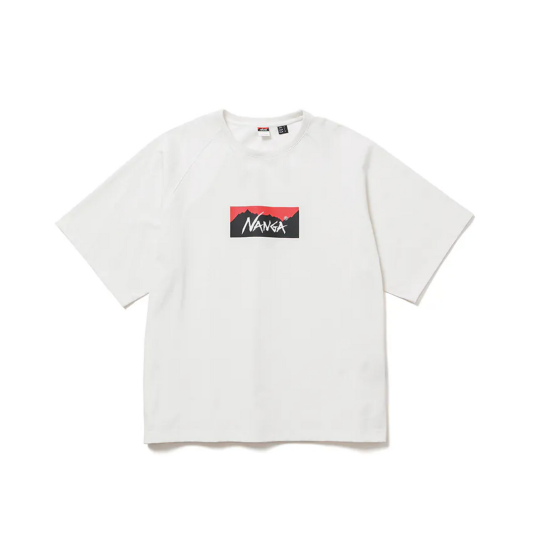 Nanga｜Eco Hybrid Box Logo Loose Fit Tee｜環保材質落肩 Logo T 恤