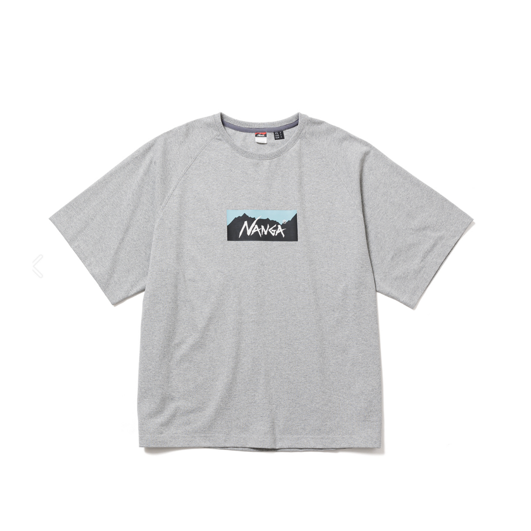 Nanga｜Eco Hybrid Box Logo Loose Fit Tee｜環保材質落肩 Logo T 恤