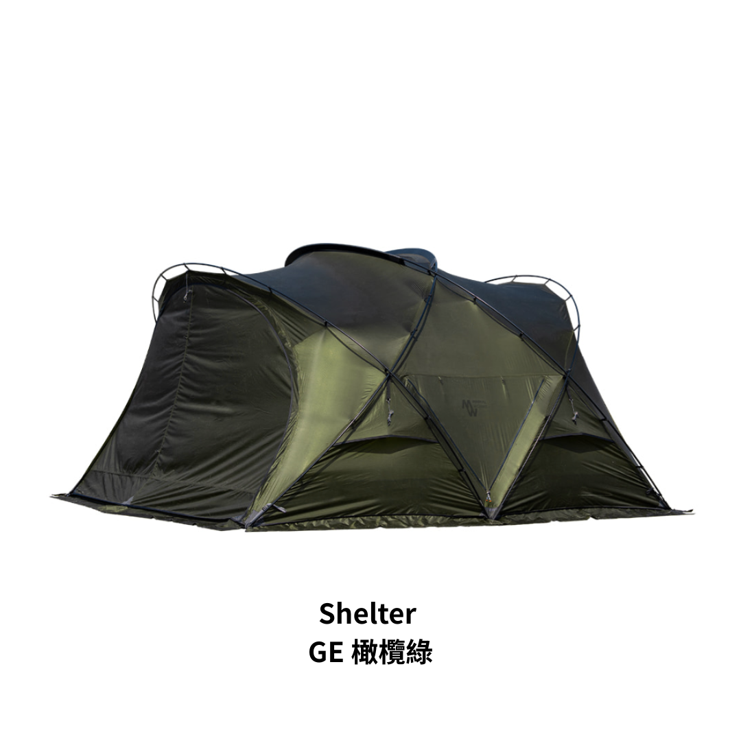 Minimal Works｜Shelter GE 庇護帳｜橄欖綠