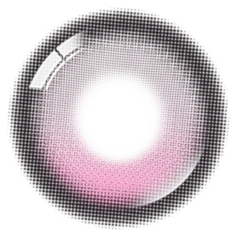 [月拋13.8mm] LENBLING 1 Month Big Pureble PASTEL PINK 彩妝隱形眼鏡｜每盒2片