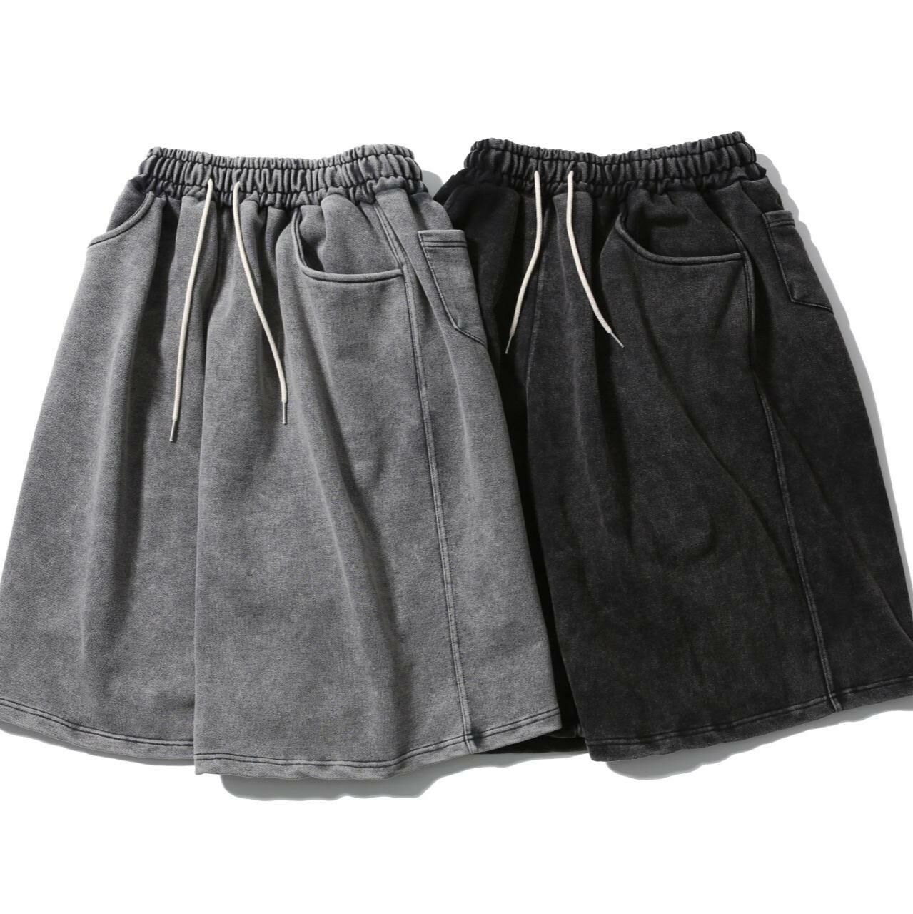 洗水淨色短褲 P3066