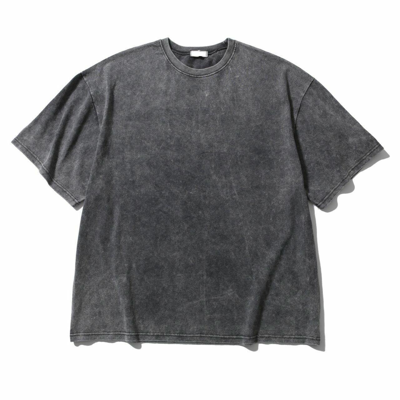 洗水淨色圓領短袖Tee T5677