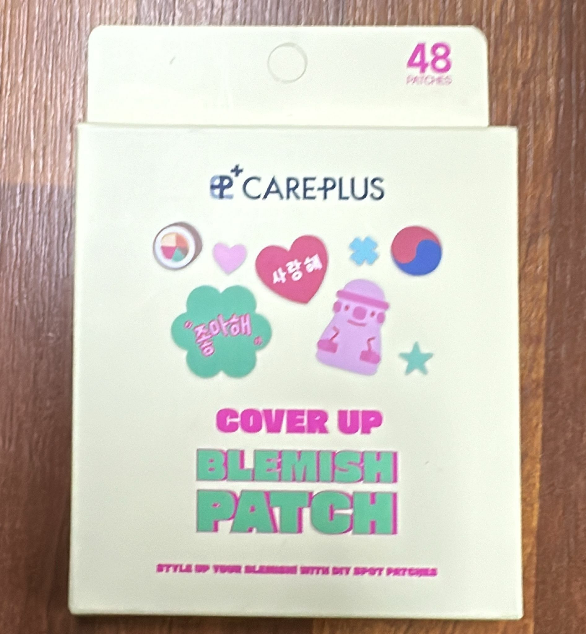 KE572  Care plus 可愛造型豆豆貼48貼