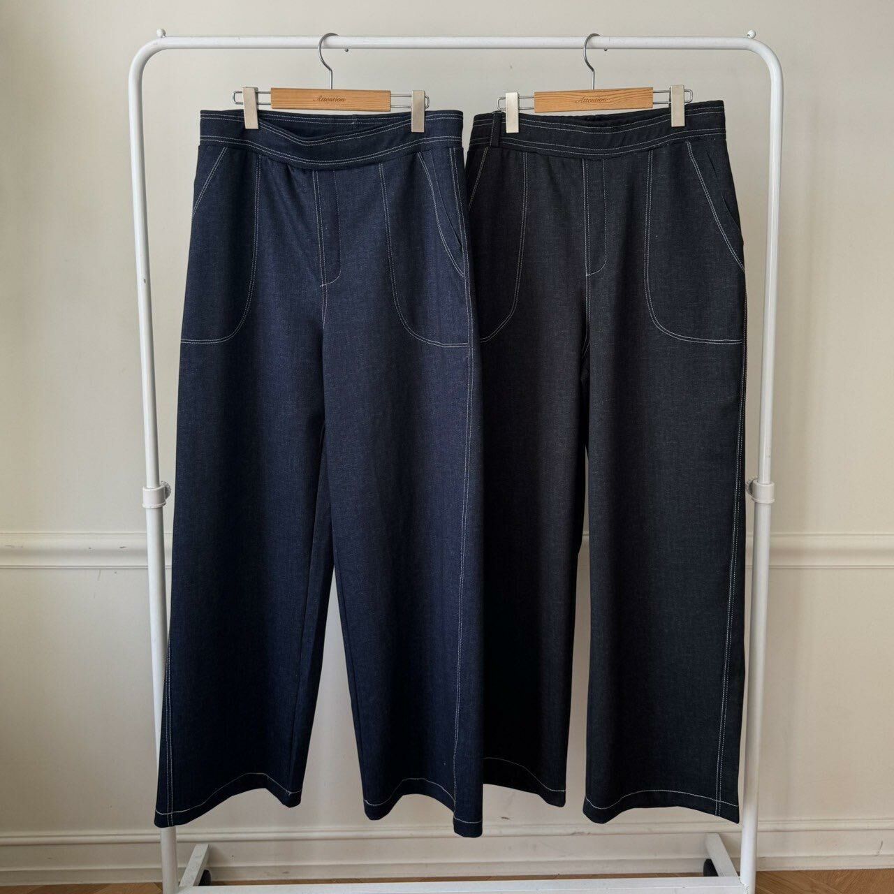 淨色鬆身褲 BY ATTENTION-378P