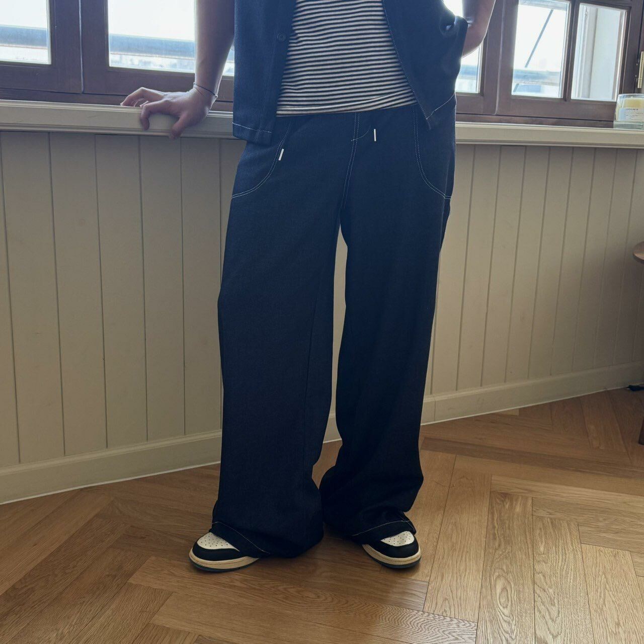 淨色鬆身褲 BY ATTENTION-378P