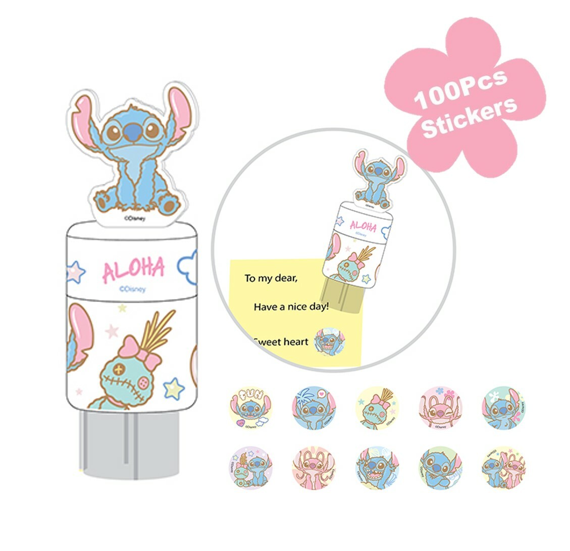 迪士尼史迪仔 貼紙 印章機