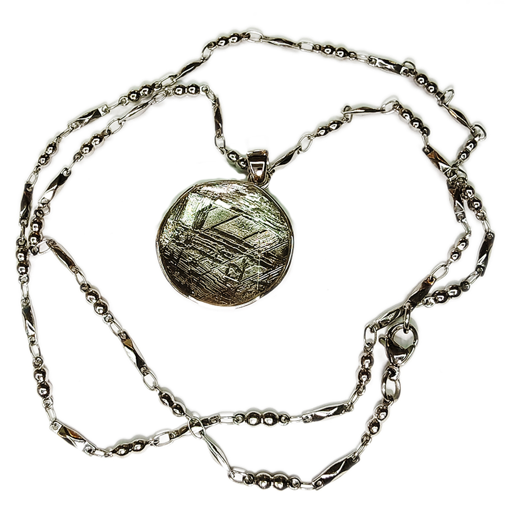 天鐵 鎳鐵隕石{鋼}大衛星&項鍊【十方】127576