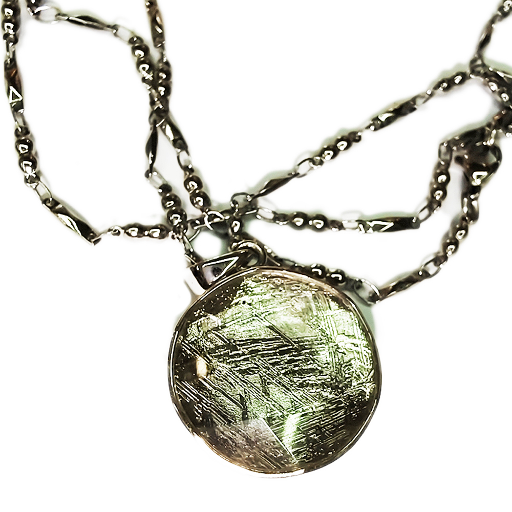 天鐵 鎳鐵隕石{鋼}大衛星&項鍊【十方】127576