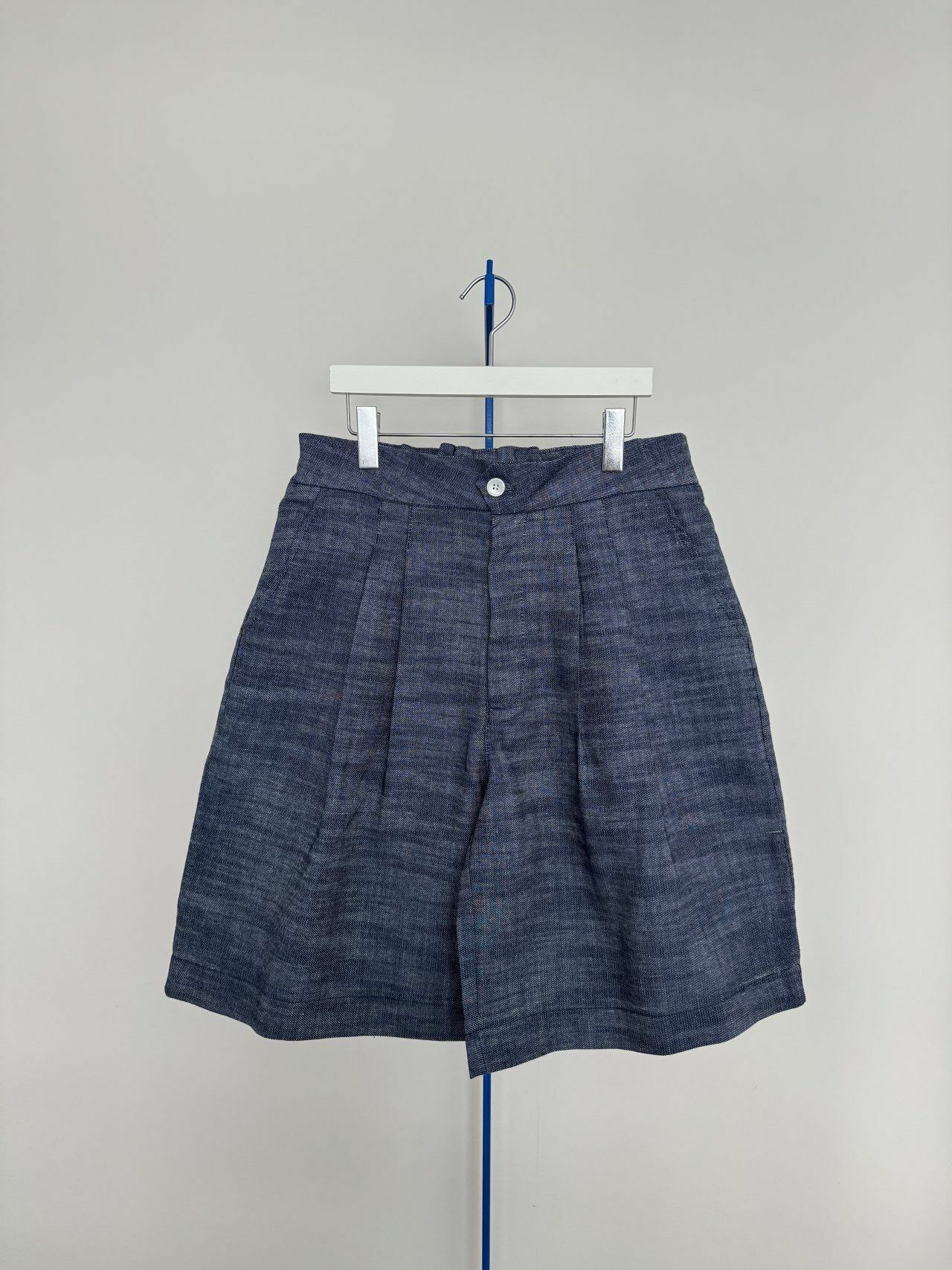 淨色暗紋短褲 MALENKII-150P