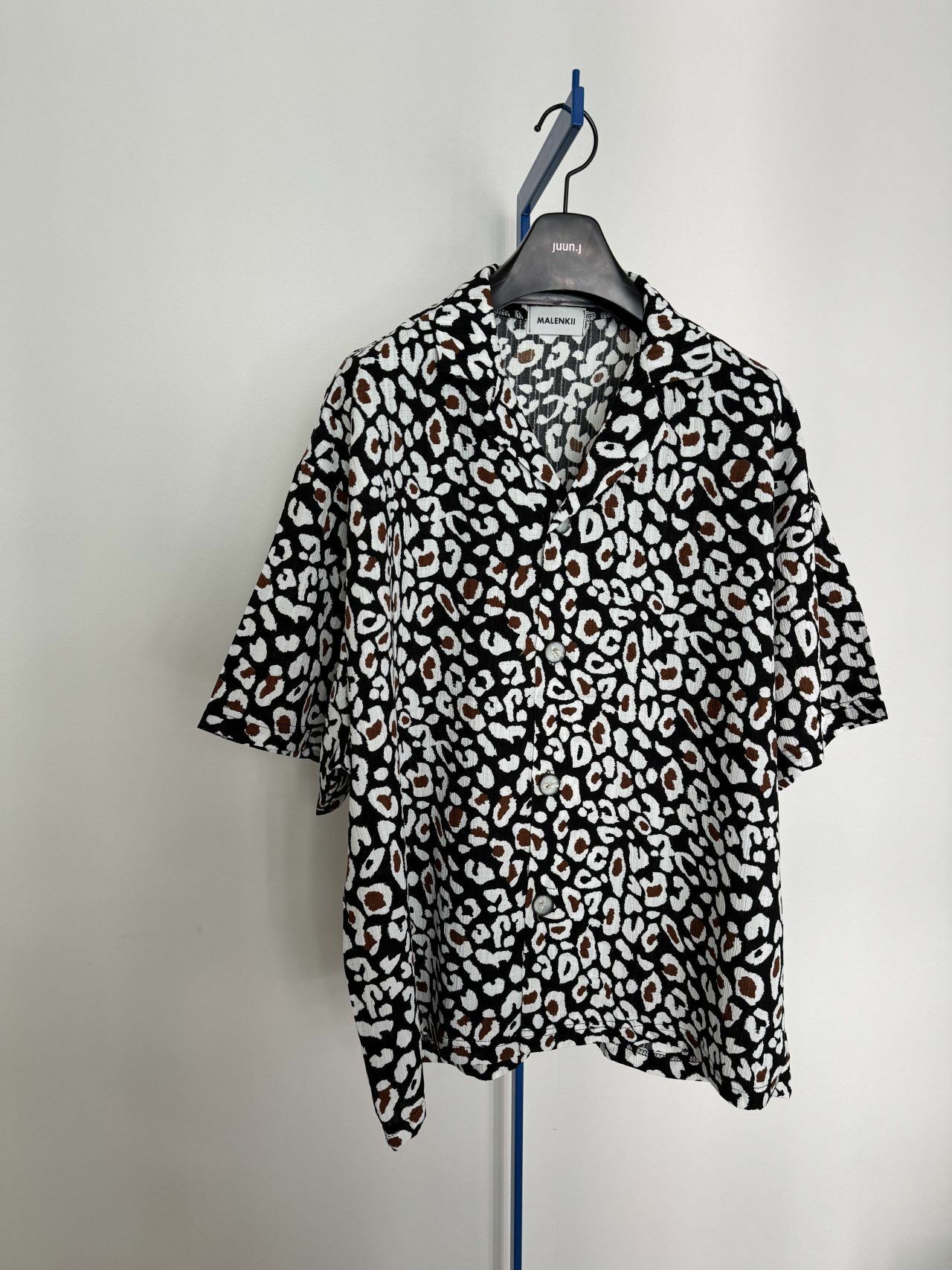 豹紋短袖恤衫 MALENKII-154S