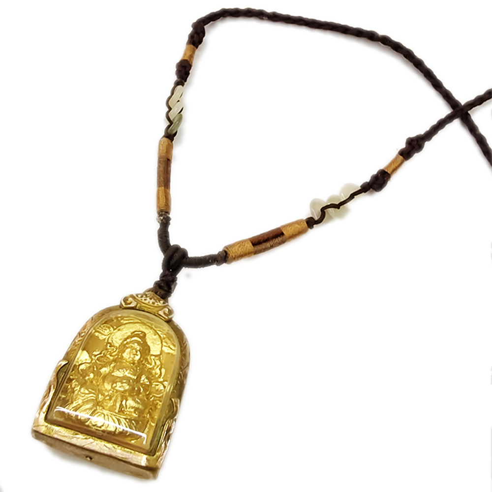 黃財神 佛牌五色線項鍊【十方】145974