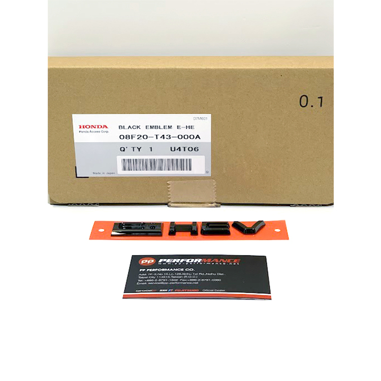 HONDA 日規原廠黑色標誌組 e:HEV 黑化車標 CIVIC FL 喜美11代