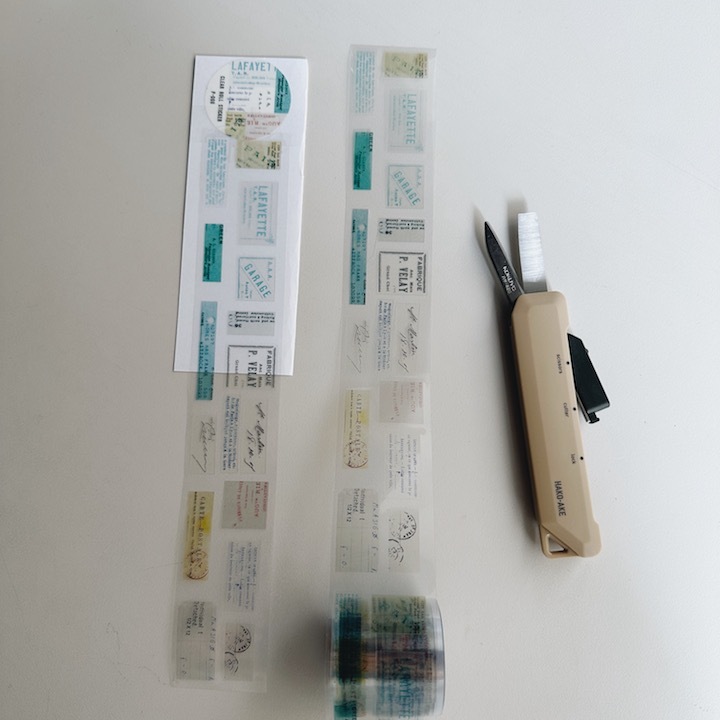 選擇_滾筒貼紙 PET透明貼紙捲 P-008｜日本 yohaku