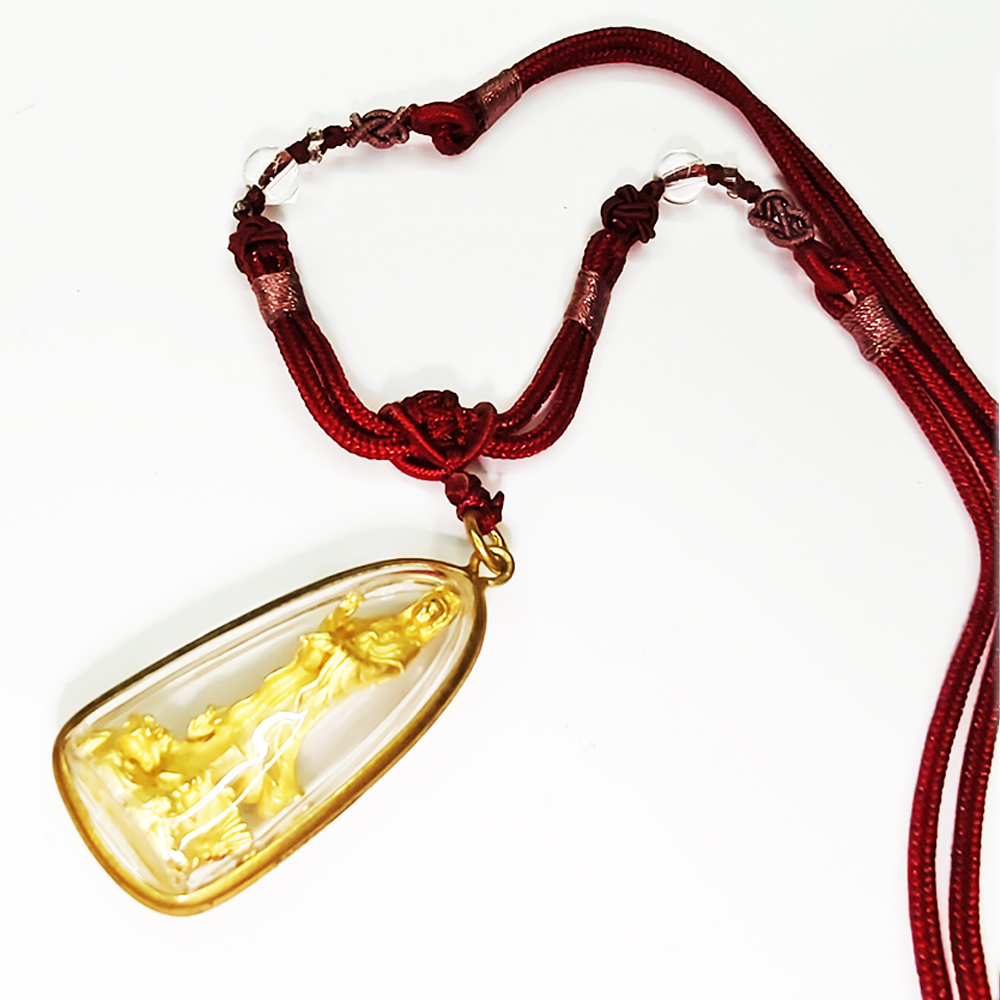 金騎龍觀音中國結項鍊【十方】131394