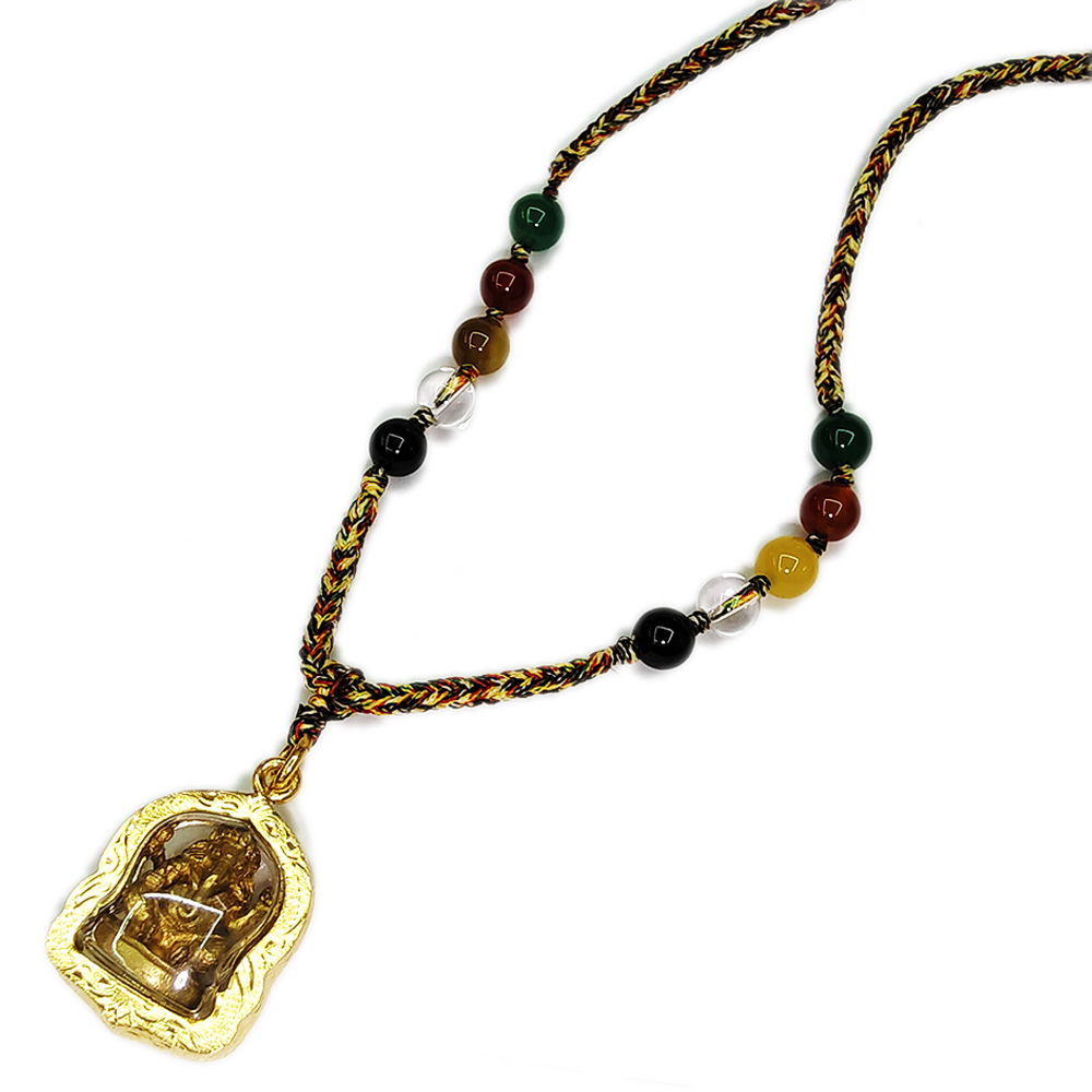 象鼻財神五色線項鍊【十方】131391