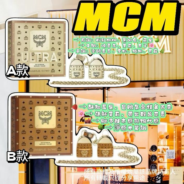 【預購】MCM  G050103 香水禮盒