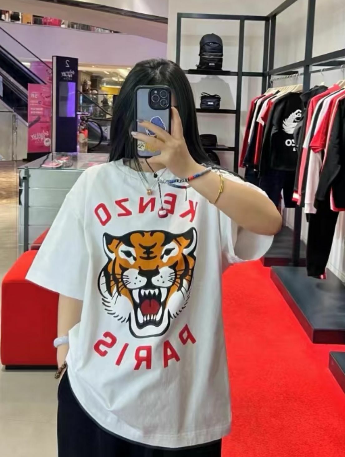 【預購】Kenzo  Lucky Tiger  G050104 男女同款短袖