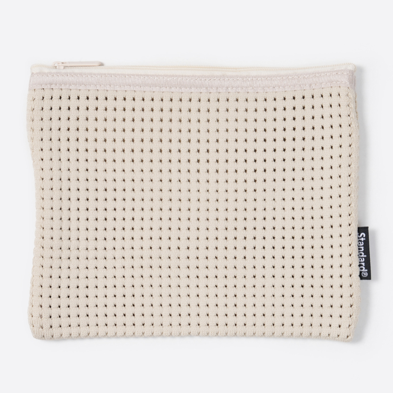 SP 針織小物收納袋/米 17×21.5cm