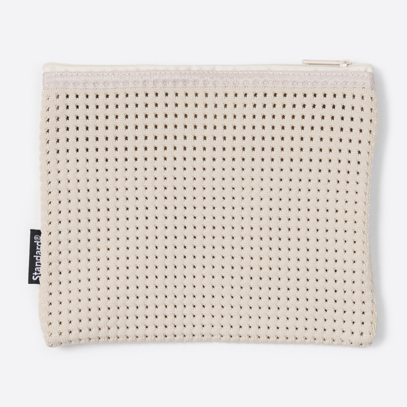 SP 針織小物收納袋/米 17×21.5cm