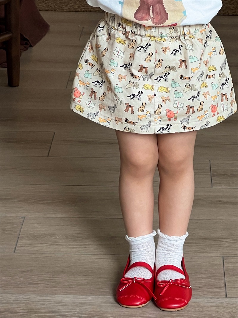可愛狗狗短裙