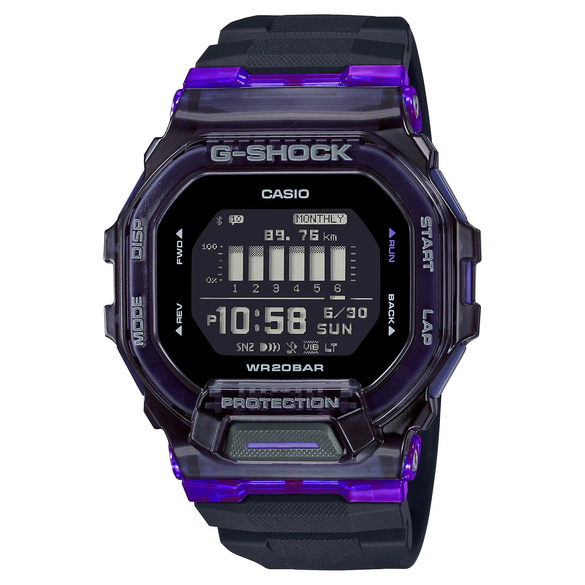 G-SHOCK 腕時計　デジタル　G-SQUAD ブラック パープル G-SHOCK 腕時計 デジタル G-SQUAD ブラック パープル