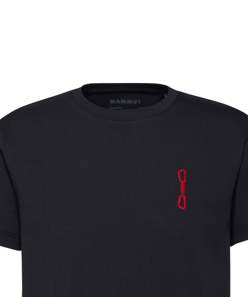 Mammut / 攀岩 / Massone T-shirt 亞洲版 Quickdraw 男款 / 黑色 (M1017061310001)