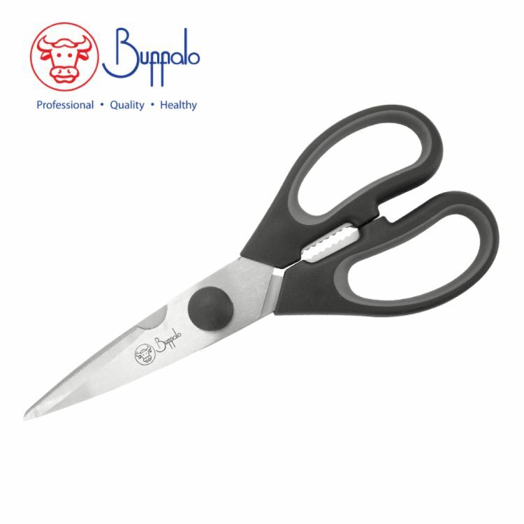 Buffalo牛頭牌不銹鋼多用途家用剪 (灰色)-593017A