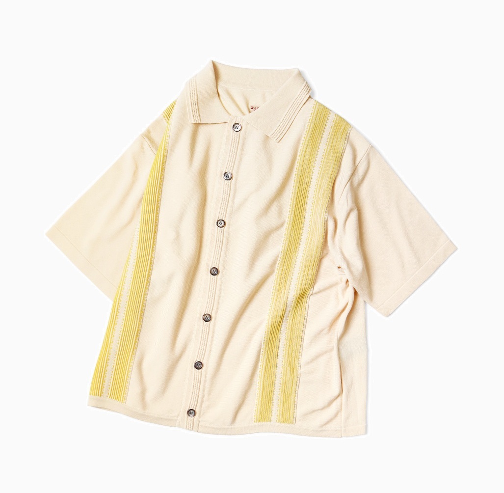 KAPITAL 14G COTTON KNIT TENNSSEE ALOHA POLO SHIRT SS - PRE ORDER ITEM (預訂中)