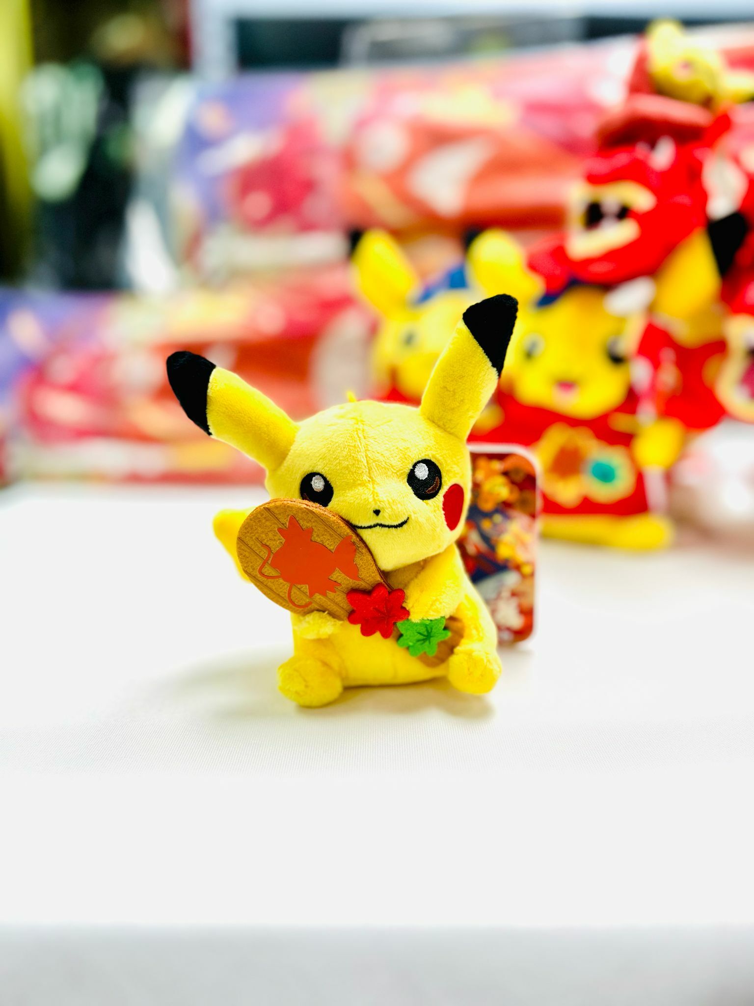 Pokemon Pokemon Center Original Plush Keychain Pikachu Momiji Manjuu Ver. Hiroshima