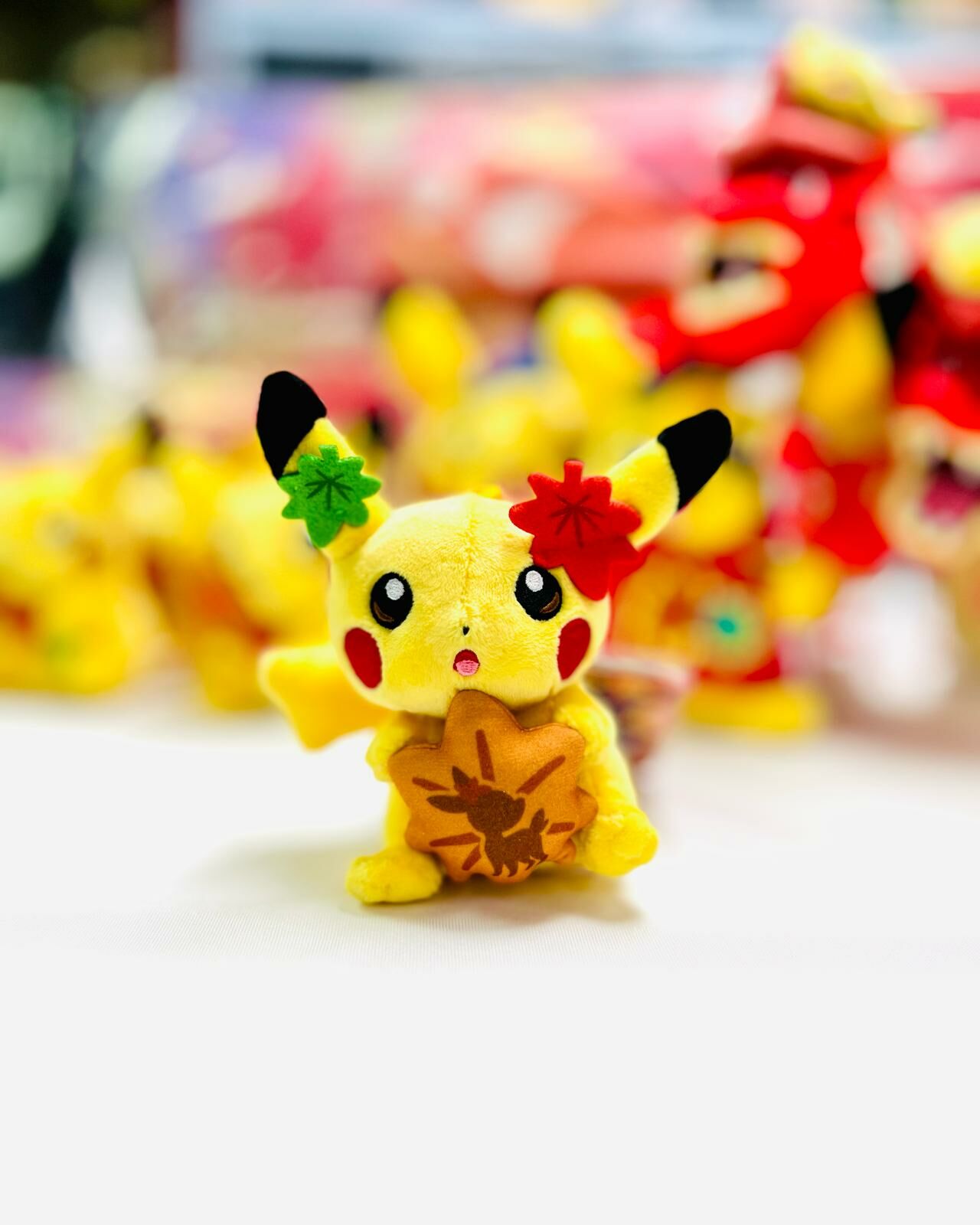 Pokemon Pokemon Center Original Plush Keychain Pikachu Momiji Manjuu Ver. Hiroshima