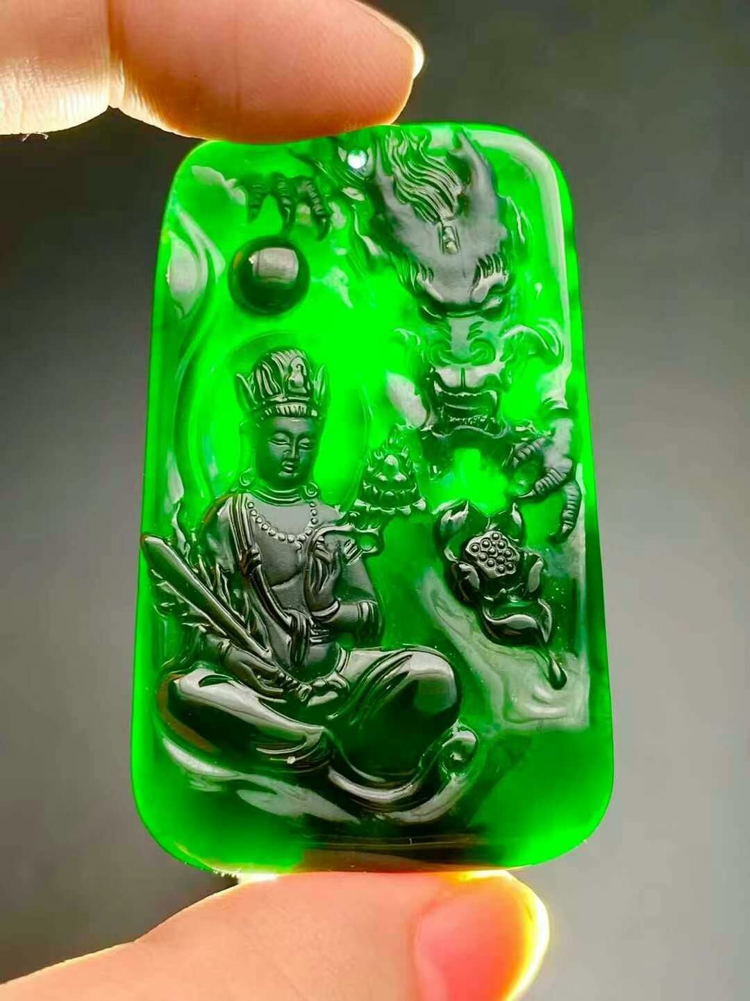 4255958 翡翠墨翠虛空藏菩薩