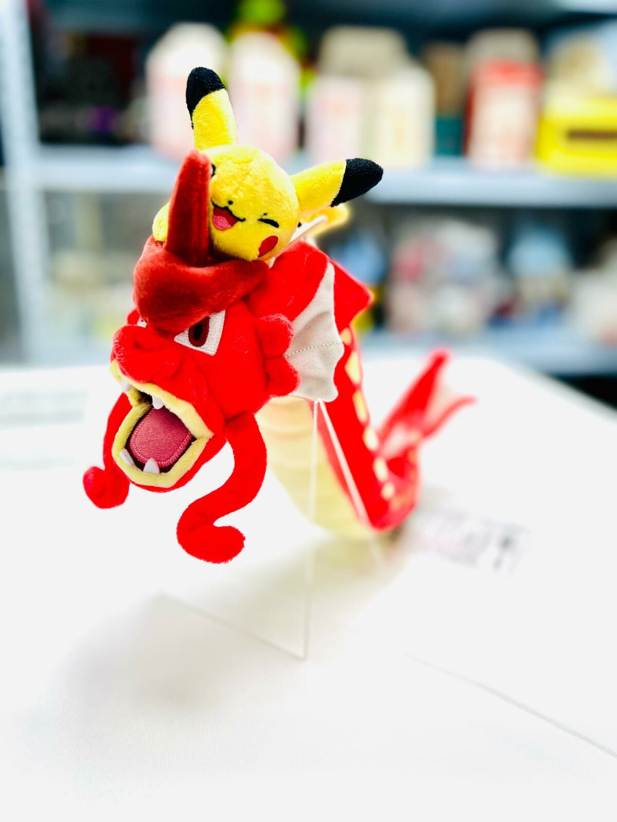 Pokemon Plush Red Gyarados & Pikachu Pokémon Center Hiroshima