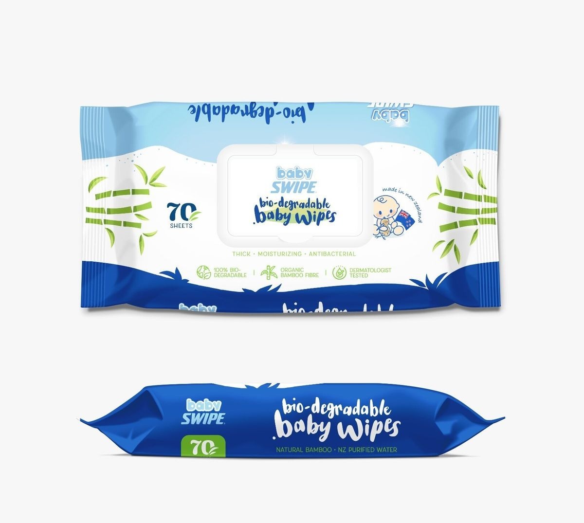 bb 威寶多用途有機竹纖維濕巾(70片)(新西蘭製造)