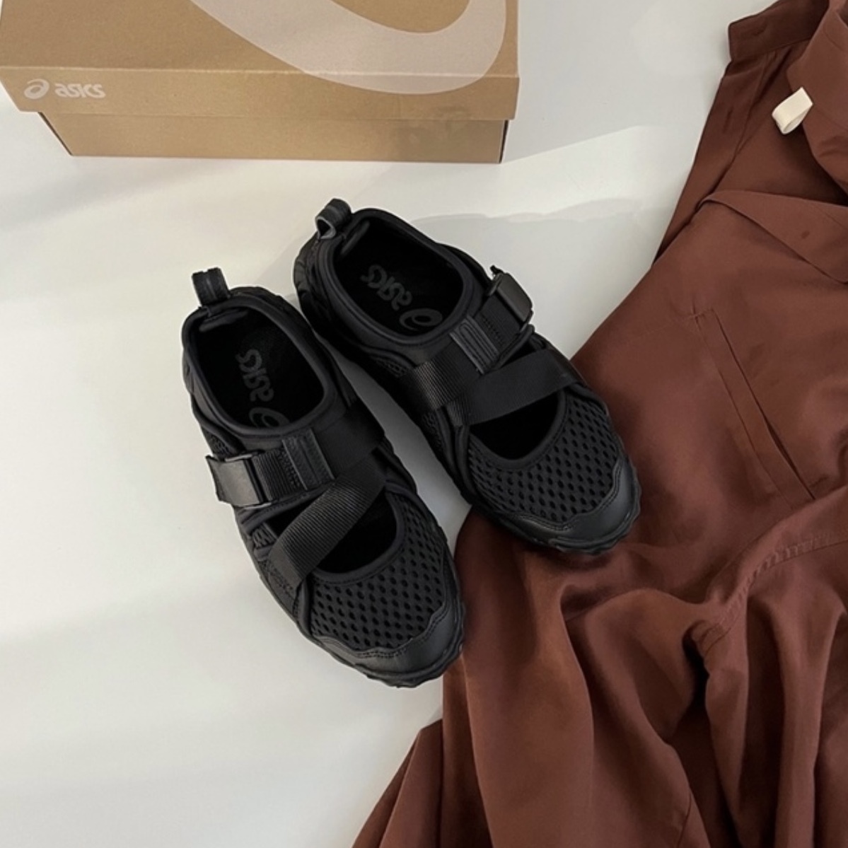 ASICS GEL-FILIMY 黑色 全黑 溯溪鞋 涼鞋 透氣 可調節 男女鞋 1203A165-001 / 調貨