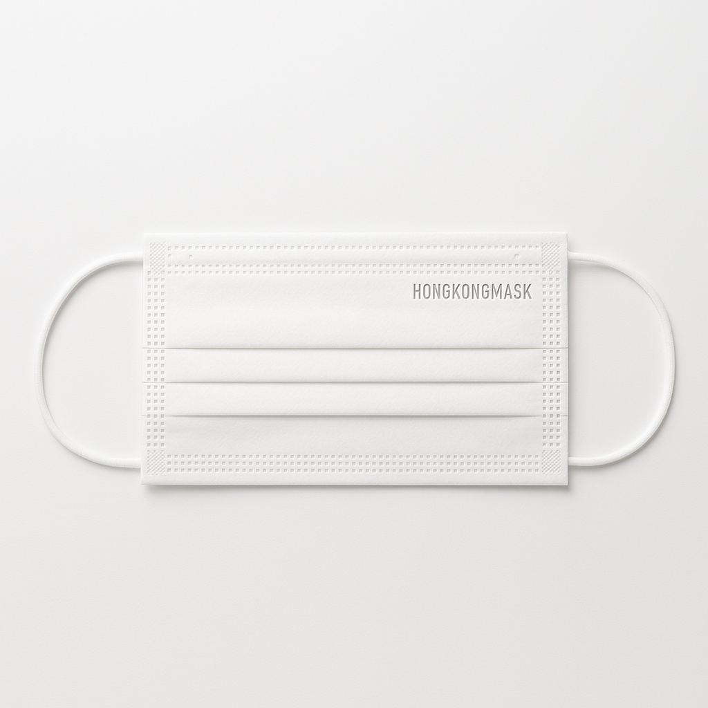 成人口罩 (30片裝・獨立包裝) - 白色 【香港製造】