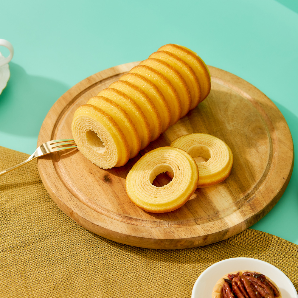 愛不囉嗦｜年輪蛋糕單條禮盒 - 原味 ( 附提袋 )