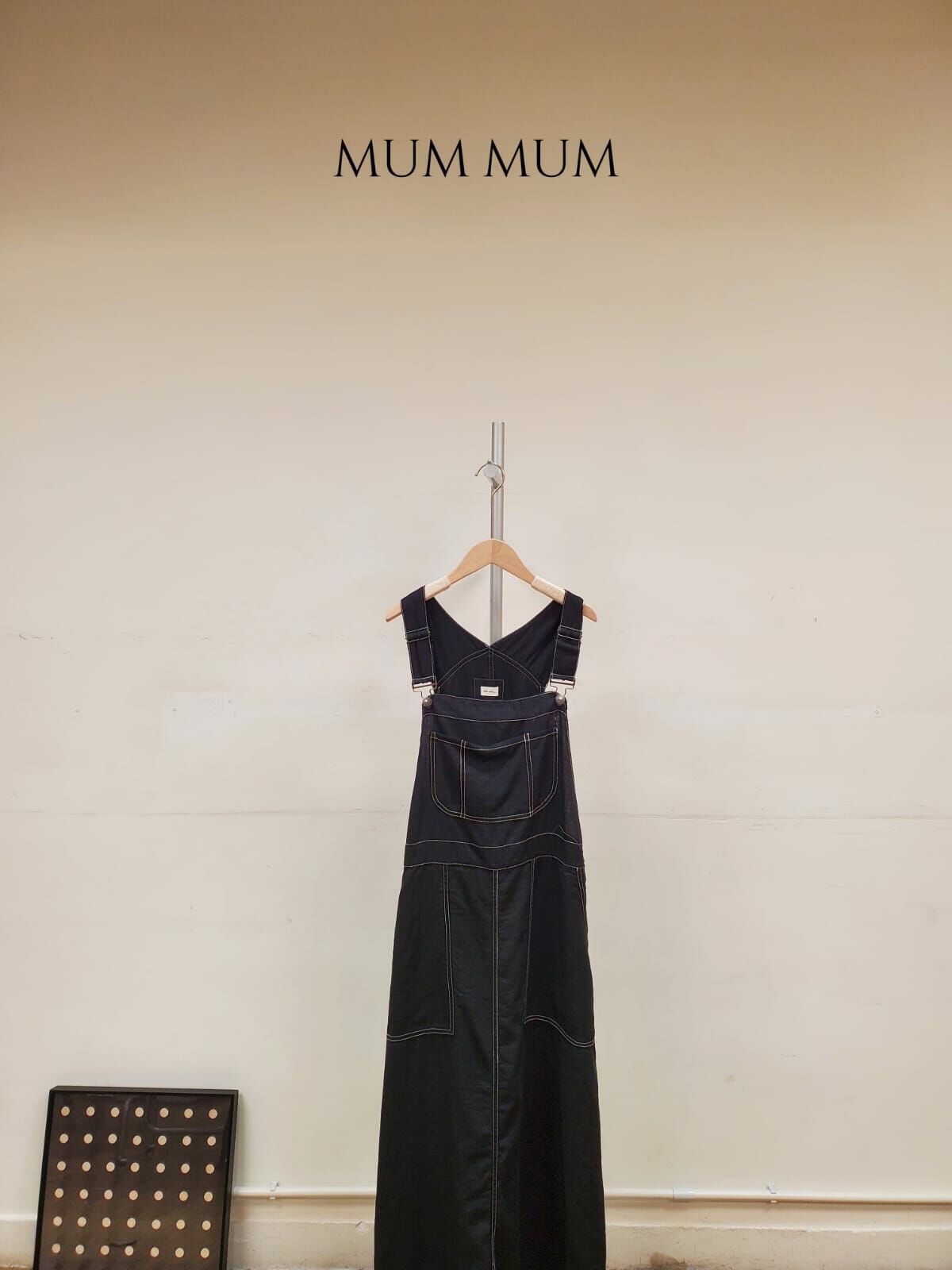 0212258a/牛仔工裝背帶裙44W'/46H'/50L'